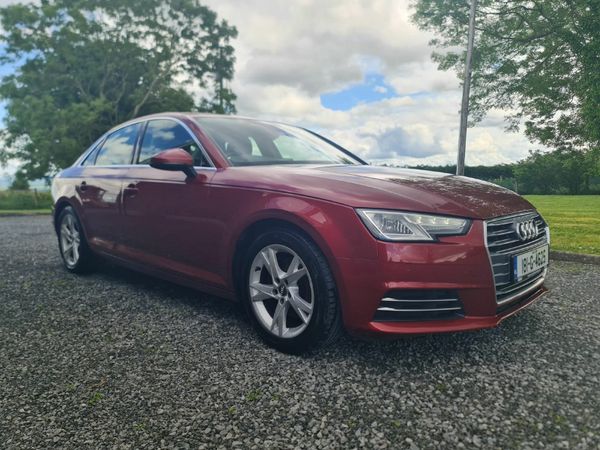 Audi A4 Saloon, Diesel, 2018, Red