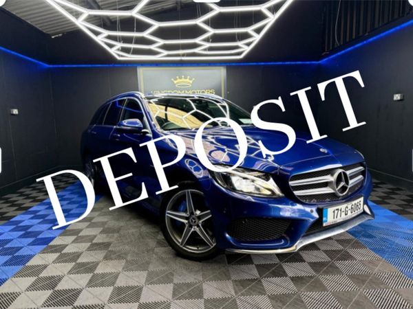 Mercedes-Benz C-Class Saloon, Petrol Plug-in Hybrid, 2017, Blue