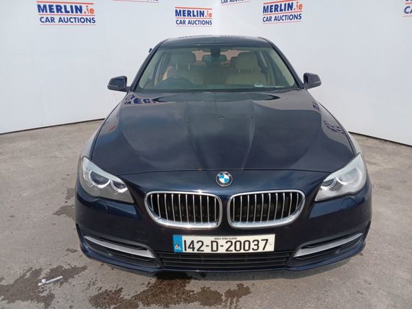 BMW 5-Series Saloon, Diesel, 2014, Blue