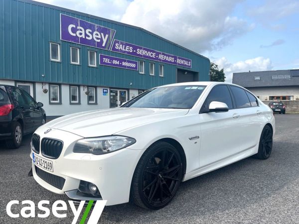 BMW 5-Series Saloon, Diesel, 2014, White