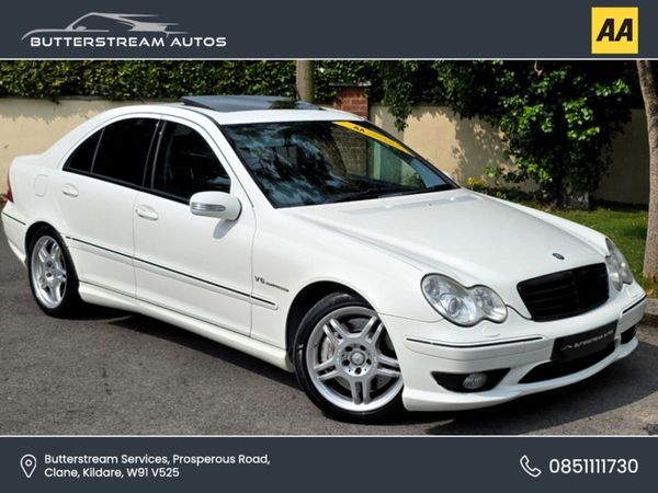 Mercedes-Benz C-Class Saloon, Petrol, 2002, White