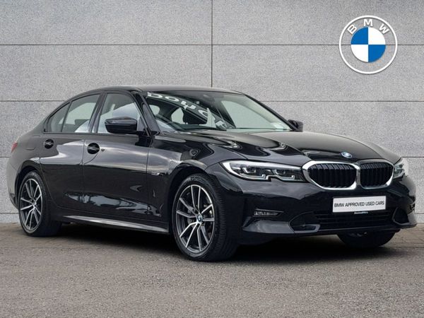 BMW 3-Series Saloon, Petrol Plug-in Hybrid, 2021, Black
