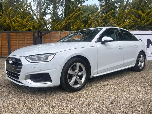 Audi A4 Saloon, Diesel Hybrid, 2021, White