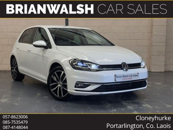 Volkswagen Golf Hatchback, Petrol, 2018, White