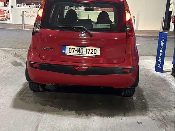 Nissan Note MPV, Petrol, 2007, Red