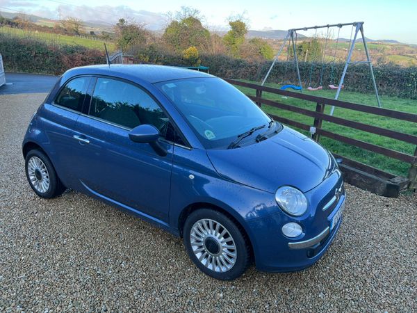 Fiat 500 Hatchback, Petrol, 2012, Blue