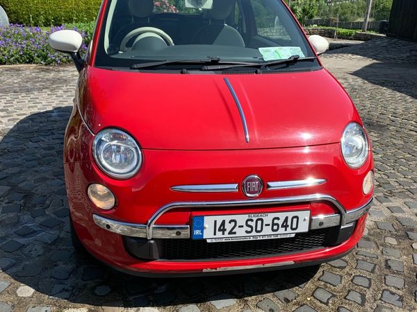 Fiat 500C Convertible, Petrol, 2014, Red