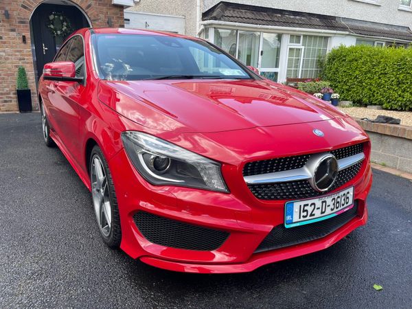 Mercedes-Benz CLA Saloon, Petrol, 2015, Red