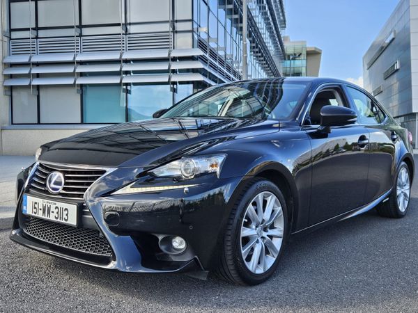 Lexus IS Saloon, Petrol Hybrid, 2015, Black