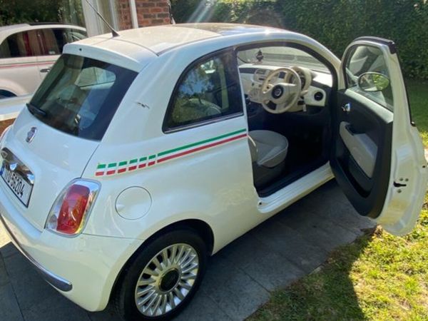 Fiat 500 Hatchback, Petrol, 2011, White
