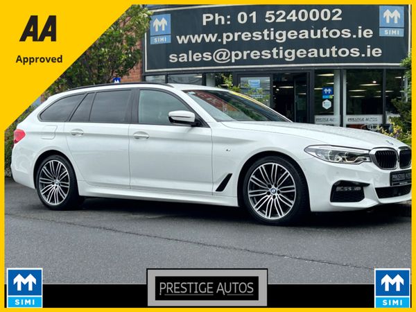 BMW 5-Series Estate, Diesel, 2017, White