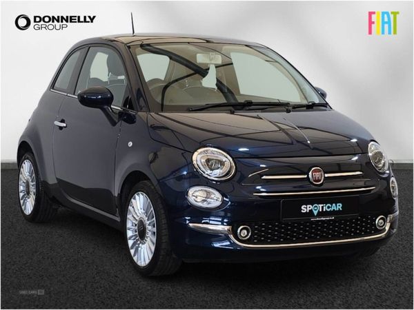 Fiat 500 , Petrol, 2019, Blue