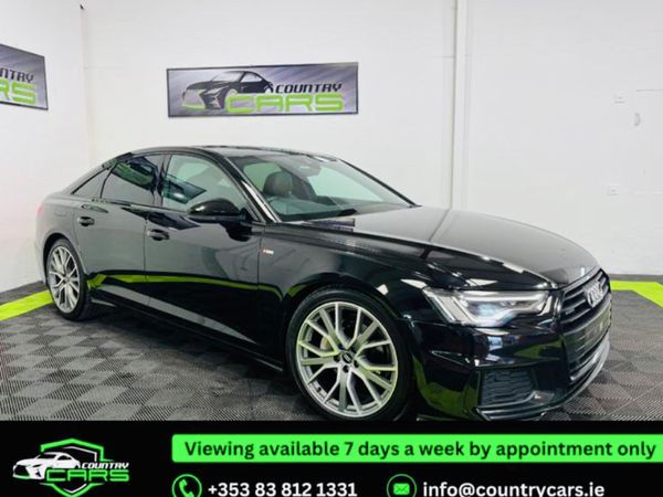Audi A6 Saloon, Diesel Hybrid, 2020, Black