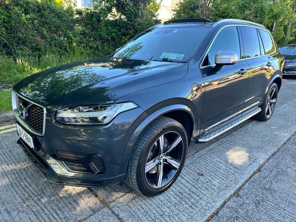 Volvo XC90 SUV, Petrol Plug-in Hybrid, 2019, Grey
