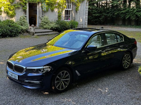 BMW 5-Series Saloon, Diesel, 2017, Blue