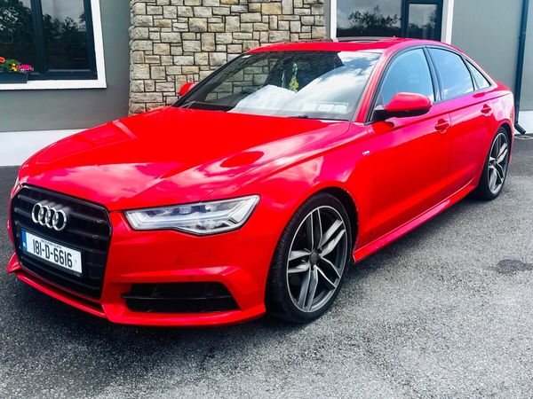 Audi A6 Saloon, Diesel, 2018, Red