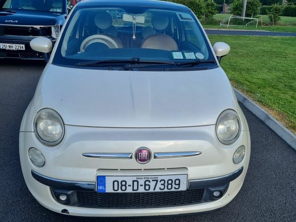 Fiat 500 Hatchback, Petrol, 2008, White