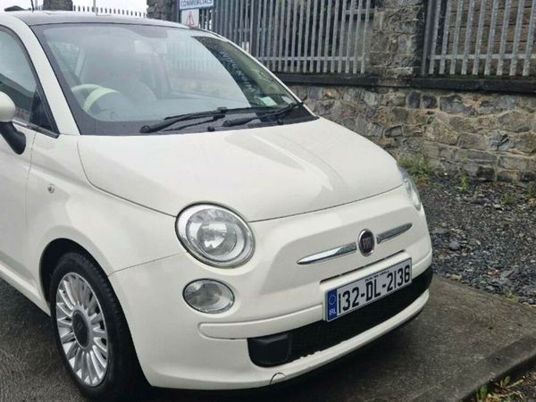 Fiat 500 Hatchback, Petrol, 2013, White