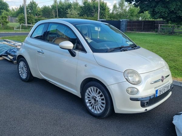 Fiat 500 Hatchback, Petrol, 2008, White