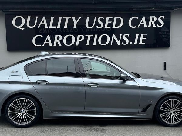 BMW 5-Series Saloon, Petrol Plug-in Hybrid, 2019, Blue