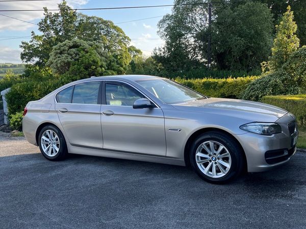 BMW 5-Series Saloon, Diesel, 2014, Silver
