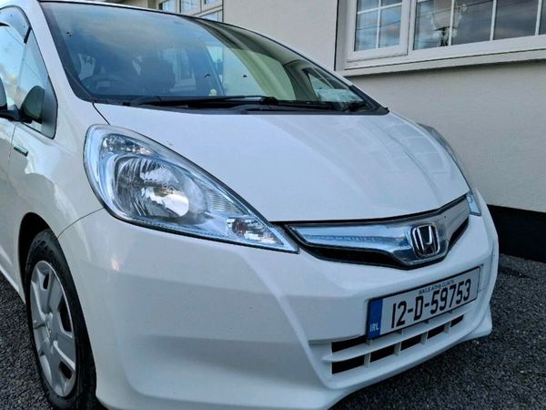 Honda Fit Hatchback, Petrol Hybrid, 2012, White