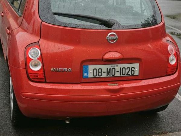 Nissan Micra Hatchback, Petrol, 2008, Red