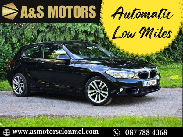 BMW 1-Series Hatchback, Petrol, 2016, Black