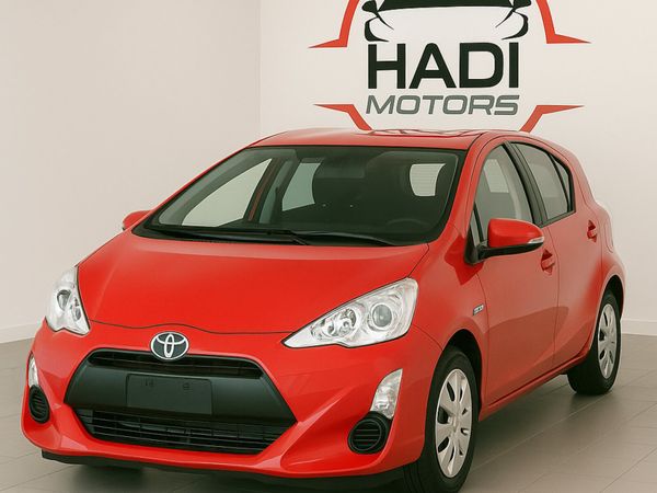 Toyota Aqua Hatchback, Petrol Hybrid, 2014, Red