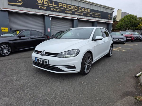 Volkswagen Golf Hatchback, Petrol, 2018, White