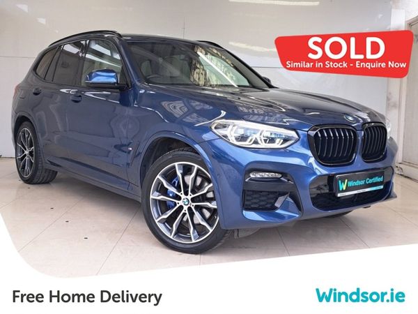 BMW X3 SUV, Petrol Plug-in Hybrid, 2021, Blue