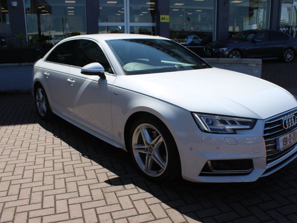 Audi A4 Saloon, Petrol, 2019, White