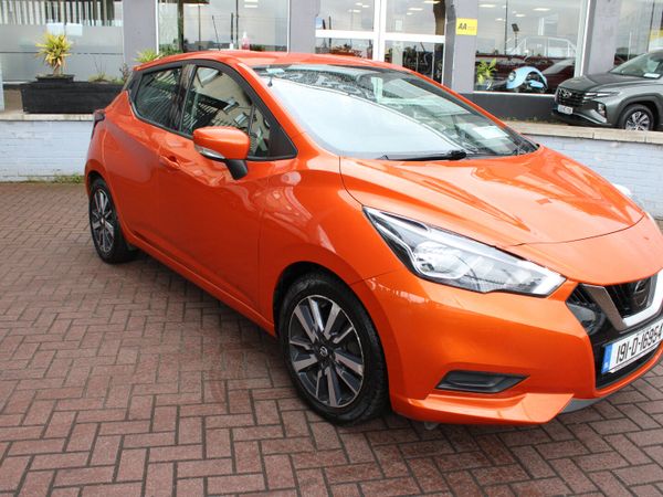 Nissan Micra Hatchback, Petrol, 2019, Orange