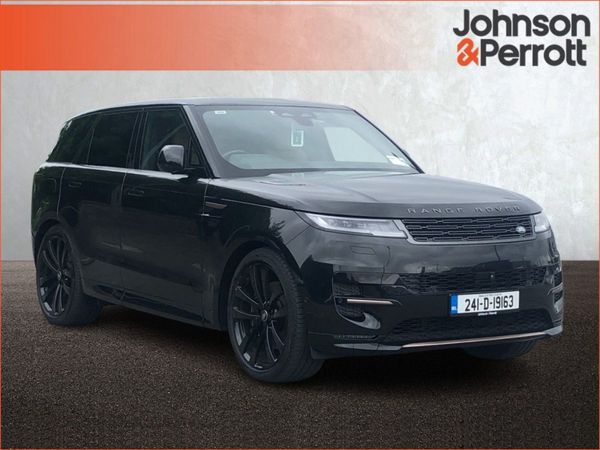 Land Rover Range Rover Sport SUV, Petrol Plug-in Hybrid, 2024, Black