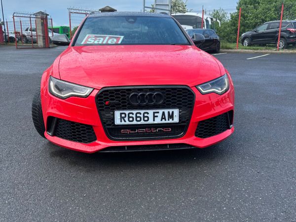 Audi RS6 Estate, Petrol, 2014, Red