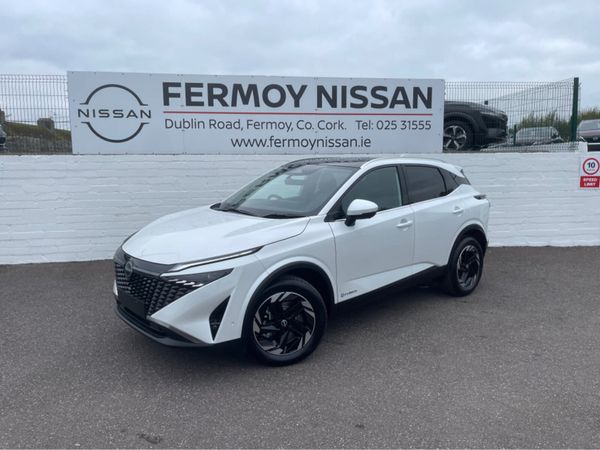 Nissan Qashqai SUV, Petrol Hybrid, 2025, White