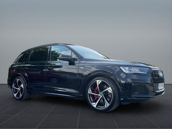Audi Q7 Estate, Petrol Hybrid, 2022, Black
