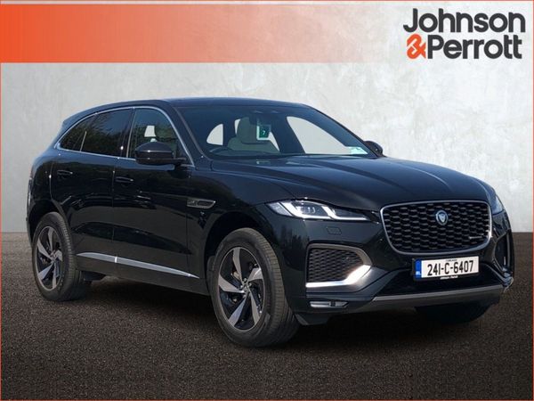 Jaguar F-Pace SUV, Petrol Plug-in Hybrid, 2024, Black