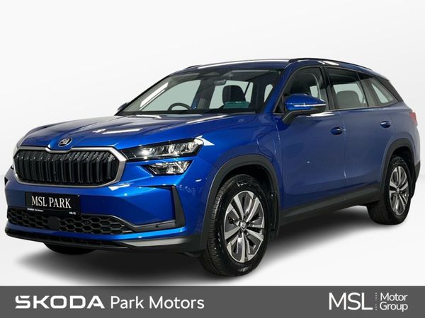 Skoda Kodiaq SUV, Petrol Plug-in Hybrid, 2025, Blue