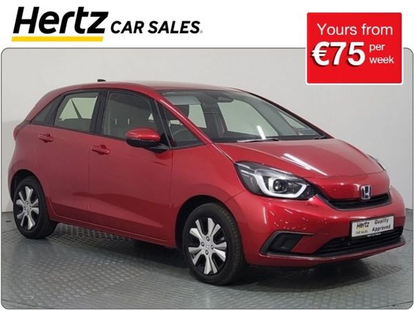 Honda Jazz Hatchback, Petrol Hybrid, 2023, Red