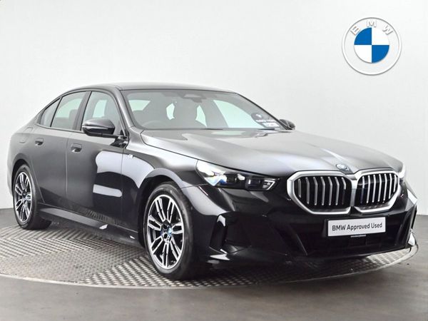 BMW 5-Series Saloon, Petrol Plug-in Hybrid, 2025, Black