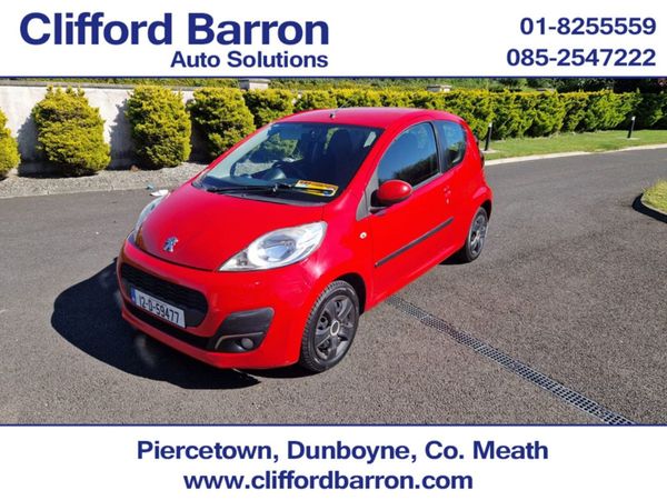 Peugeot 107 Hatchback, Petrol, 2012, Red
