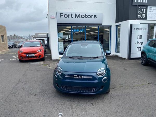 Fiat 500 Hatchback, Electric, 2023, Green