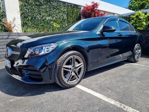 Mercedes-Benz C-Class Saloon, Hybrid, 2018, Green
