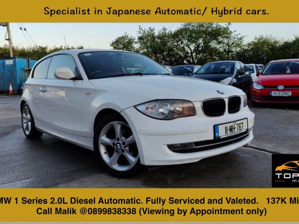 BMW 1-Series Hatchback, Diesel, 2011, White