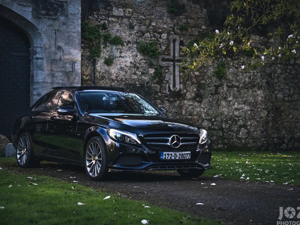 Mercedes-Benz C-Class Saloon, Petrol Plug-in Hybrid, 2017, Black