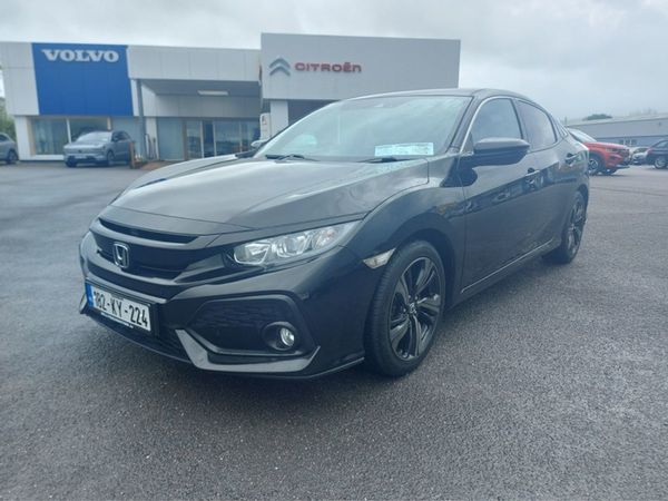 Honda Civic Hatchback, Petrol, 2018, Black