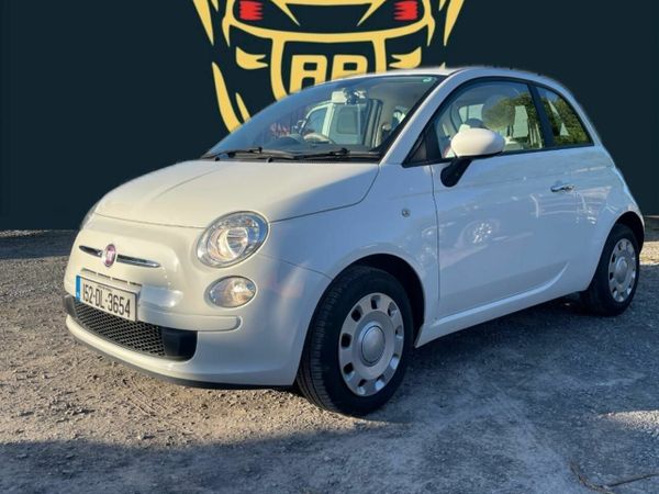 Fiat 500 Hatchback, Petrol, 2015, White