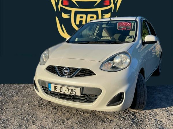 Nissan March Hatchback, Petrol, 2016, White