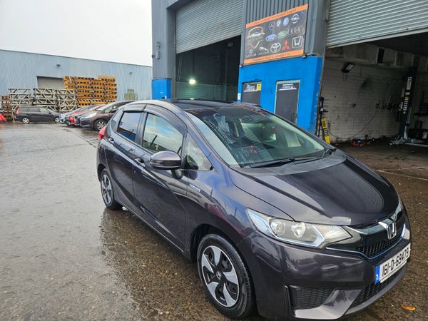 Honda Fit Hatchback, Petrol Hybrid, 2016, Black
